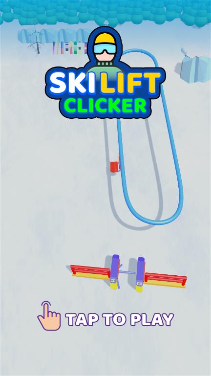 Ski Lift Clicker滑雪缆车点击器免费版游戏截屏1